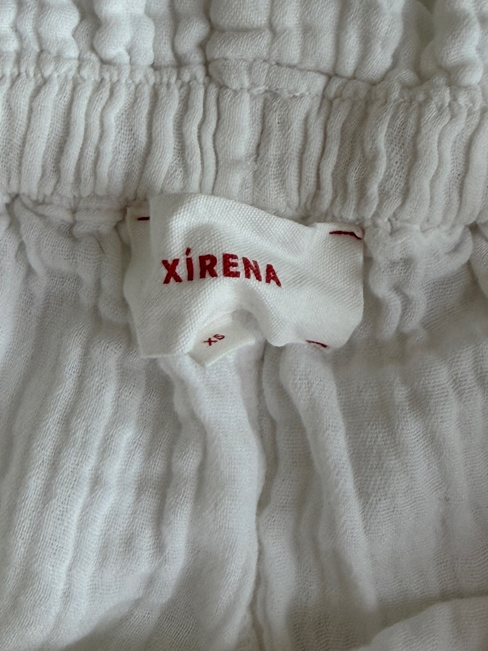 Xirena Starla Cotton Gauze Shorts — White, XS - Picture 2 of 5